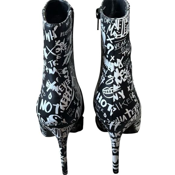 Aldo Kearia Graffiti Ankle Boots | EUC | Size 7 - Picture 4 of 6